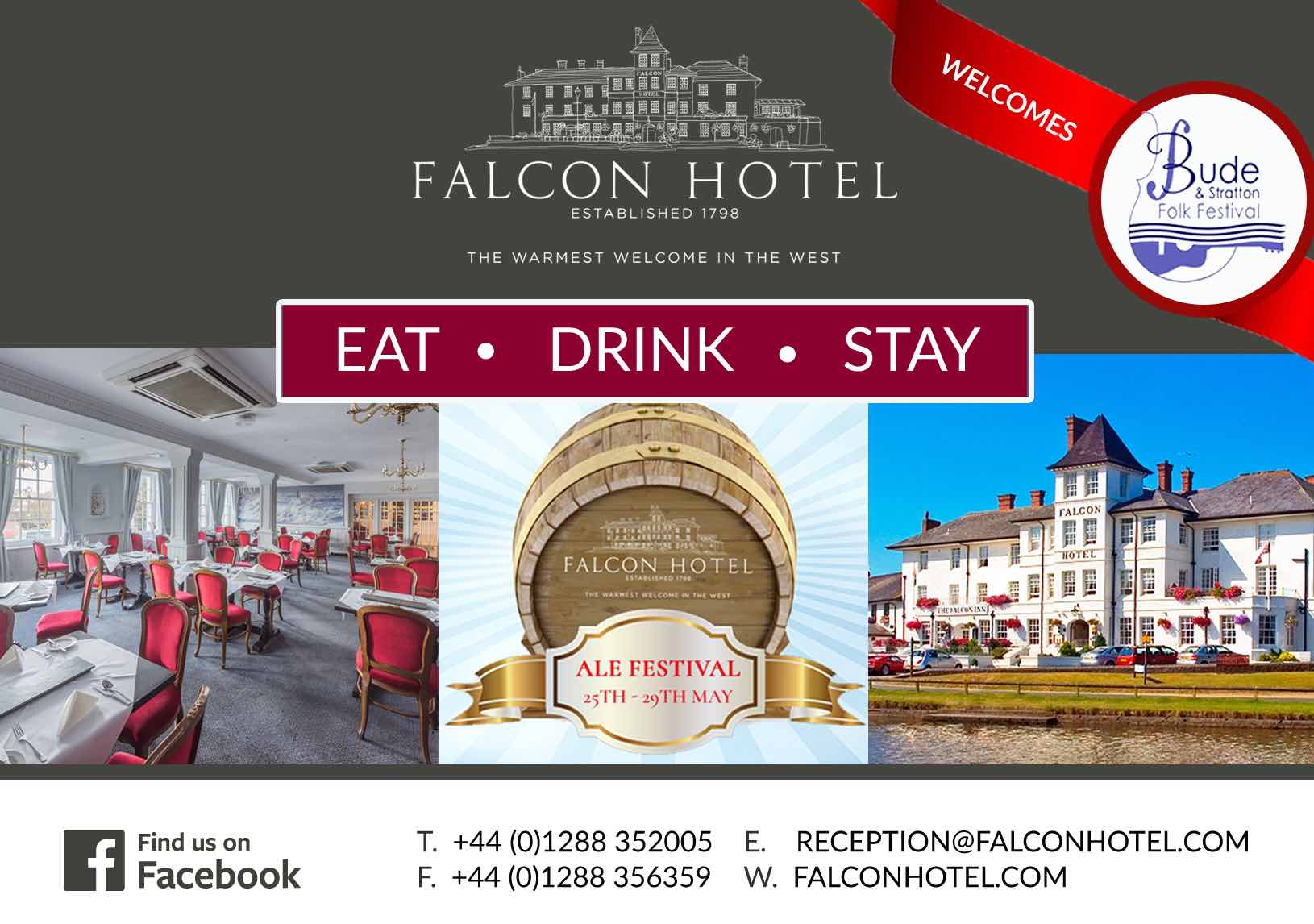 Ad for The Facon Hotel, Bude